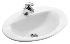 Раковина Jacob Delafon Patio E4155-00 56 х 43 см врезная сверху