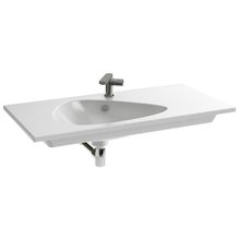 Раковина мебельная Jacob Delafon Nouvelle Vague EXAQ112-Z-00, накладная, белый глянцевый, 101 х 51 см