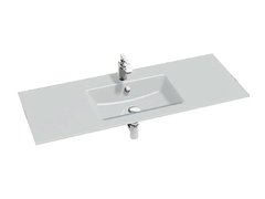 Раковина-столешница стеклянная Jacob Delafon VOX EB2101-DD1, 120 х 46 см, белая глянцевая