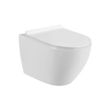 Подвесной безободковый унитаз Caprigo Modern V-1003 Vittoria, крышка микролифт