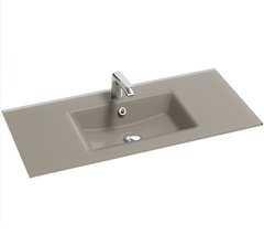 Стеклянная раковина Jacob Delafon Sherwood EB1830RU-DE5 100 см, матовый базальт