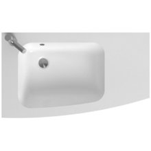 Раковина Jacob Delafon Nona EB1880RU-00 80 см, искусственный камень, левосторонняя, белая