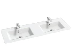 Стеклянная раковина Jacob Delafon Sherwood EB1832RU-DE1 140 см, белый матовый