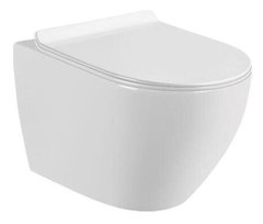 Подвесной безободковый унитаз Caprigo Vittoria V-1003, крышка микролифт