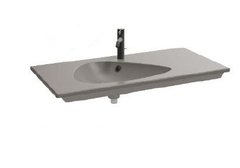 Раковина мебельная Jacob Delafon Nouvelle Vague EXAQ112-Z-MK4, накладная, матовый кашемир, 101 х 51 см