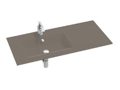 Раковина стеклянная Jacob Delafon Vox EB2103-DD4, 100 х 46 см, левая, коричневая глянцевая
