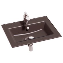 Раковина стеклянная Jacob Delafon Vox EB2105-DD4, 60 х 45 см, коричневая глянцевая