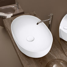 Раковина накладная Kerasan Nolita, 60 х 40 см, белый матовый