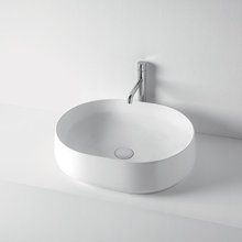 Раковина накладная Kerasan F10 56 х 44 см, цвет белый матовый, 460530