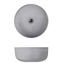 Раковина накладная Kerasan Nolita 534459 40 см, цвет grigio matt серый матовый