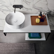 Раковина накладная Kerasan Nolita 534401 40 см, цвет белый