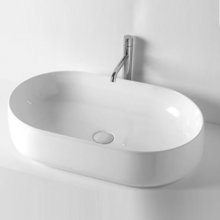 Раковина накладная Kerasan F10 70 х 44 см, цвет белый, 460601