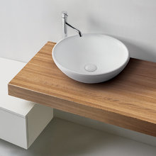 Раковина накладная Kerasan Ciotola 430330 С3, D46 см, цвет белый матовый