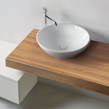 Раковина накладная Kerasan Ciotola 430301 С3, диаметр 46 см, цвет белый