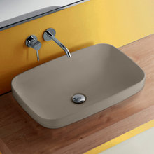 Раковина встраиваемая/накладная Kerasan Tribeca 514381 60 х 38 см, цвет Nocciola фундук