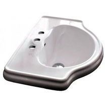 Раковина встраиваемая Kerasan Retro 103001*3 62 х 45.5 см, 3 отверстия под смеситель, цвет белый