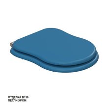 Крышка-сиденье Caprigo Borgo KFe-BC-B136 с микролифтом, синее