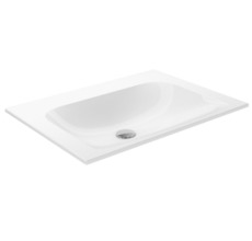Раковина Keuco Plan 32950316500 65 см без отверстия под смеситель, белый