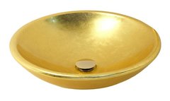 Раковина Migliore Arena 31371 50 см накладная, золото