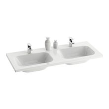 Раковина Ravak Chrome XJG01112000 120 х 49 см, двойная, белый