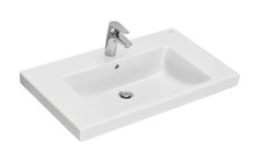 Раковина Roca The Gap Plus высокий бортик 80 x 46 см, 7.3270.M.000.4, фарфор, белый