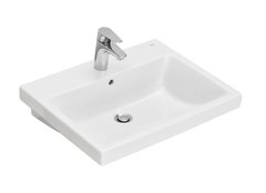 Раковина Roca The Gap Plus высокий бортик 60 x 46 см, 7.3270.M.100.4, фарфор, белый